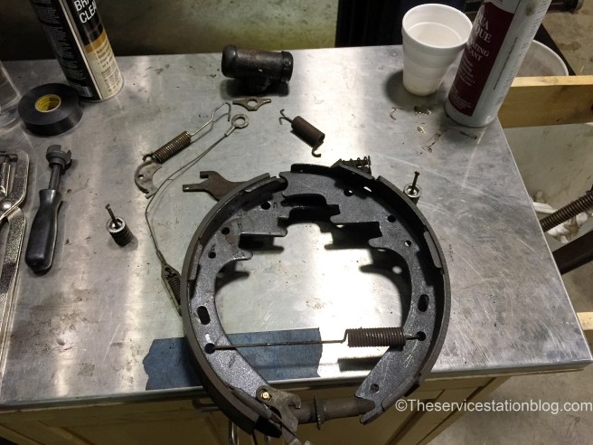 You can see two of the special tools I used hiding on the far left of this picture